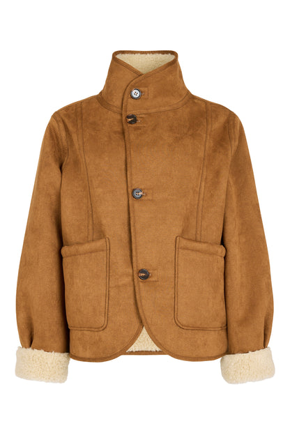 Reversible Faux Shearling Jacket