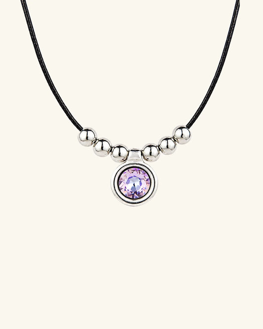 Ciclon Aural Necklace Morado