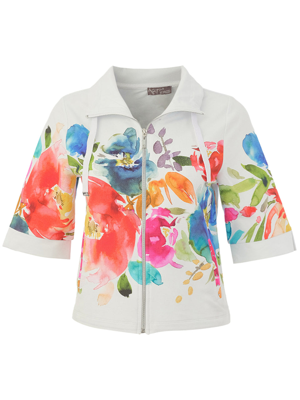 Basak Erarslan Zip-up Short Sleeve Jacket