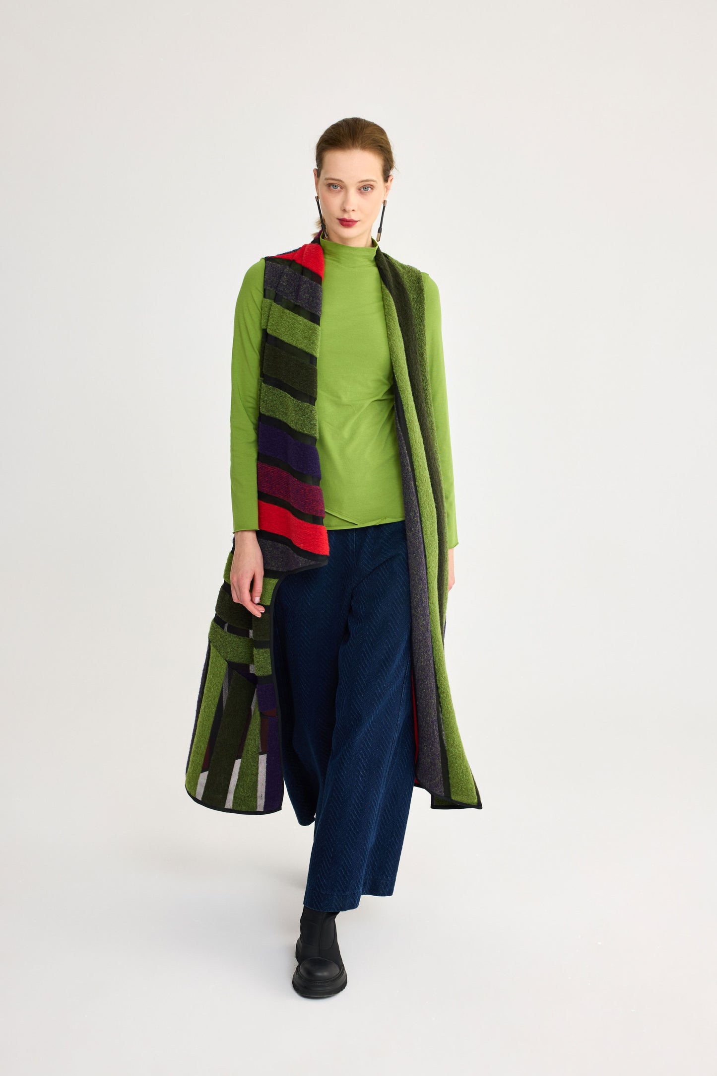 Jersey Knit Mock Neck Top