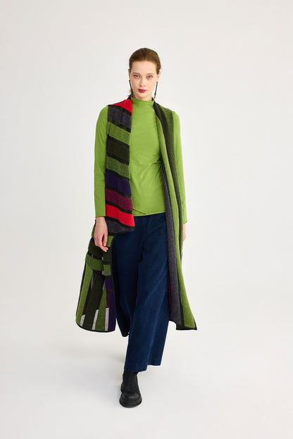 Jersey Knit Mock Neck Top