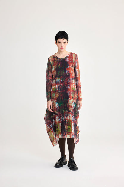 Lined Mesh Dress