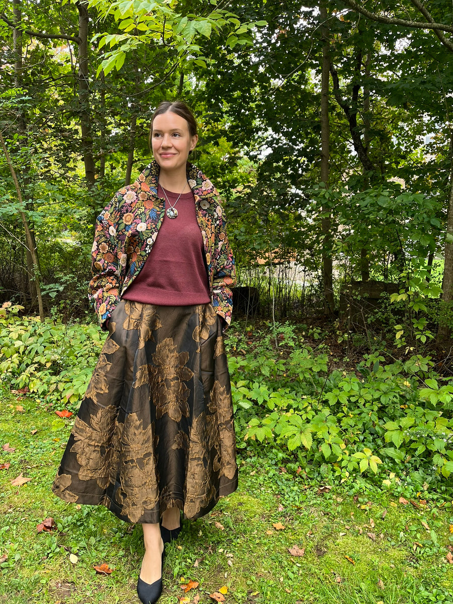 Meg Jacket with a Midi Skirt