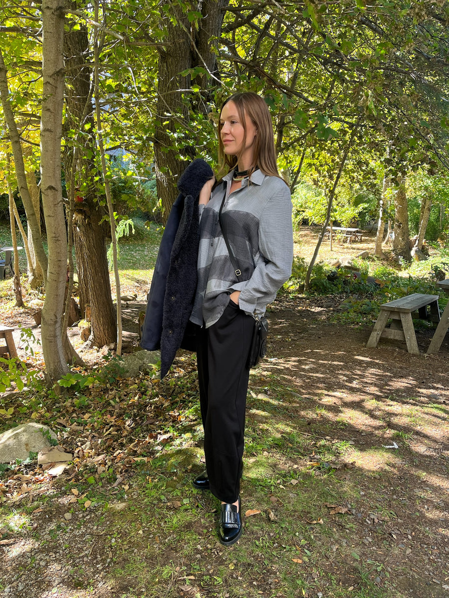 Navy, Grey and Black