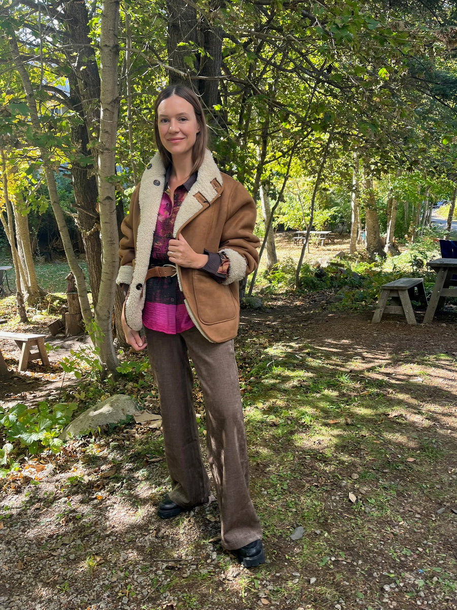 Shearling and Magenta