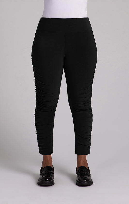 SYMPLI - RUCHED SKINNY  LEG PANT
