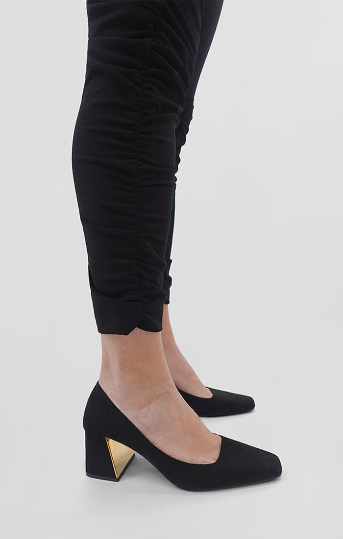 SYMPLI - RUCHED SKINNY  LEG PANT