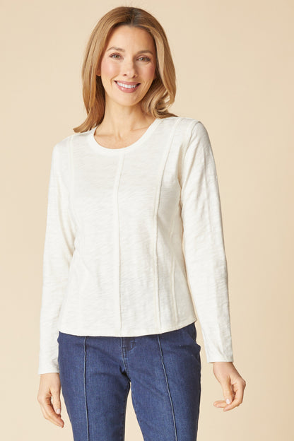 HABITAT Princess Seamed Tee in White