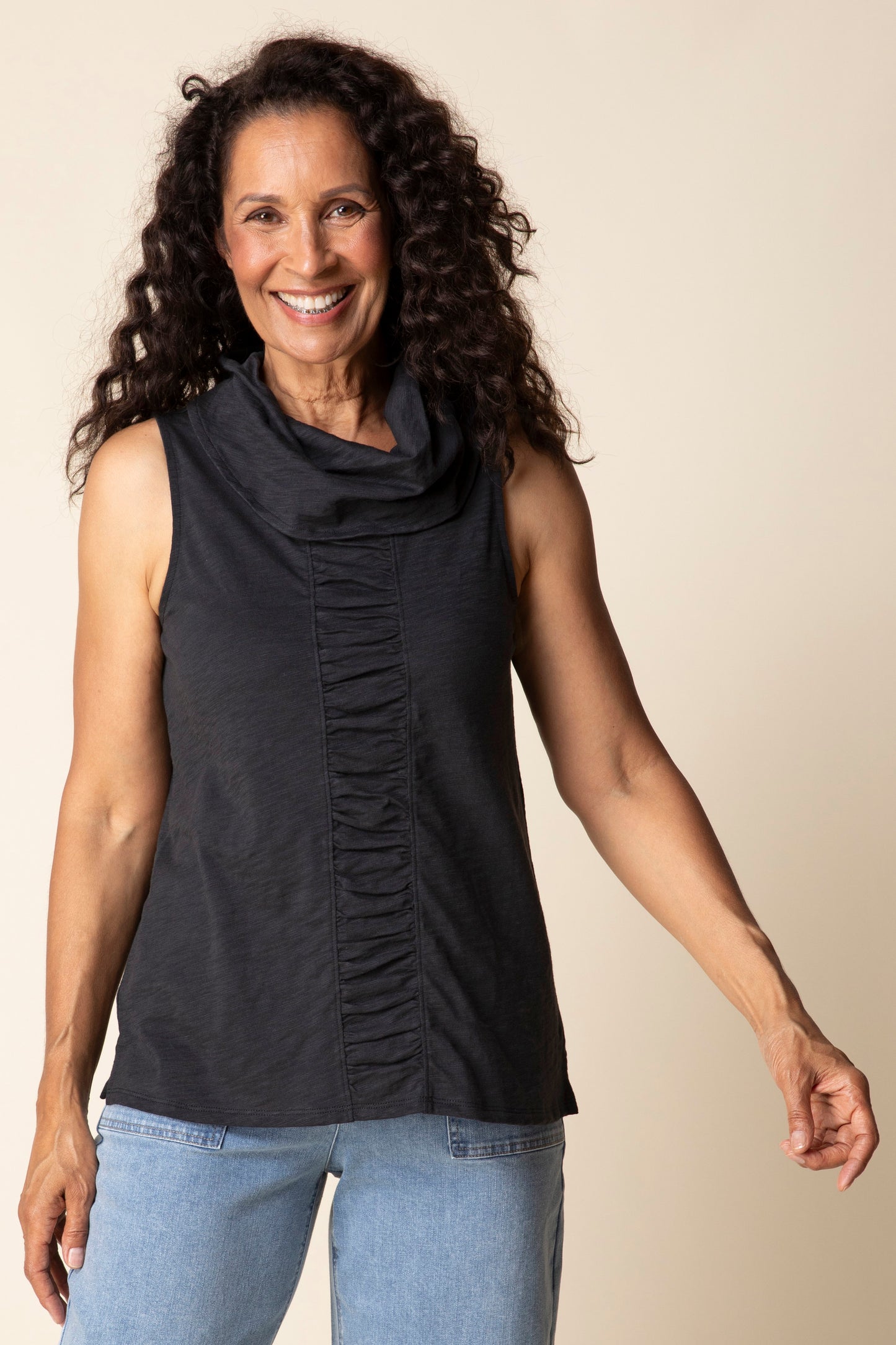 Ruched Panel Tunic