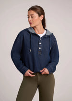 Load image into Gallery viewer, YOGA JEANS - HENLEY TOP
