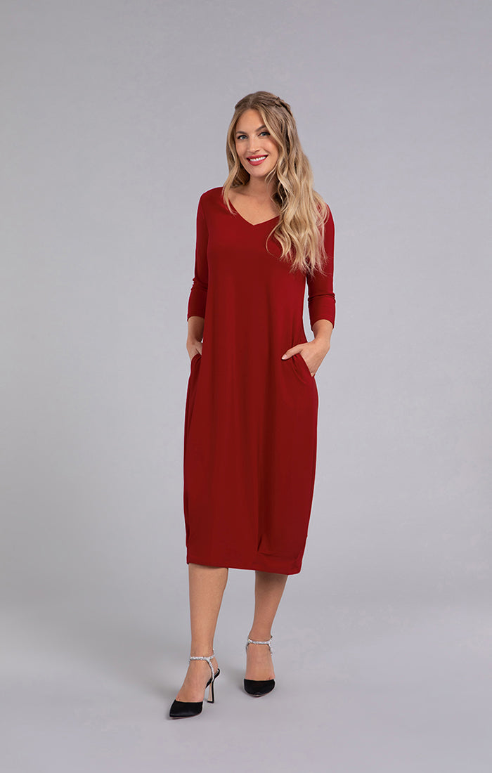 SYMPLI - REVERSIBLE NARROW LANTERN DRESS ***NEW***