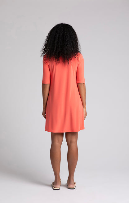 Nu Trapeze Dress, Elbow Sleeve - Suttles & Seawinds