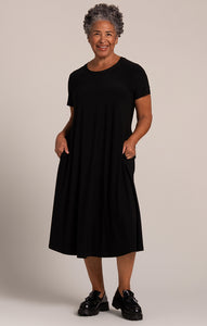 SYMPLI - FIT AND FLARE DRESS