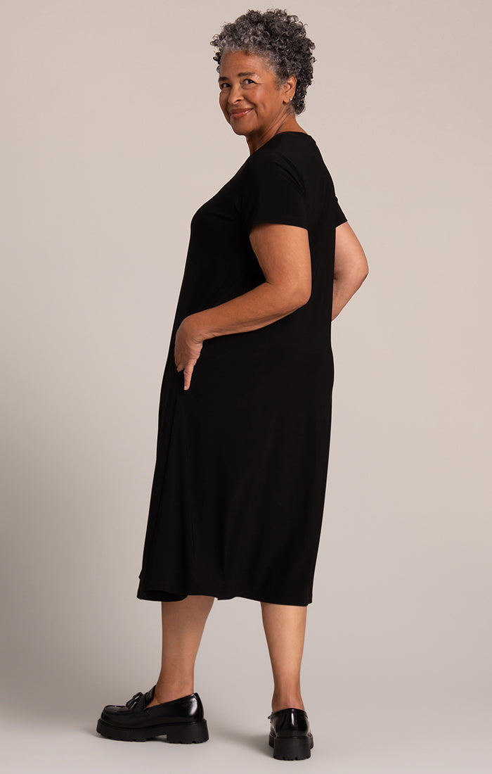 SYMPLI - FIT AND FLARE DRESS