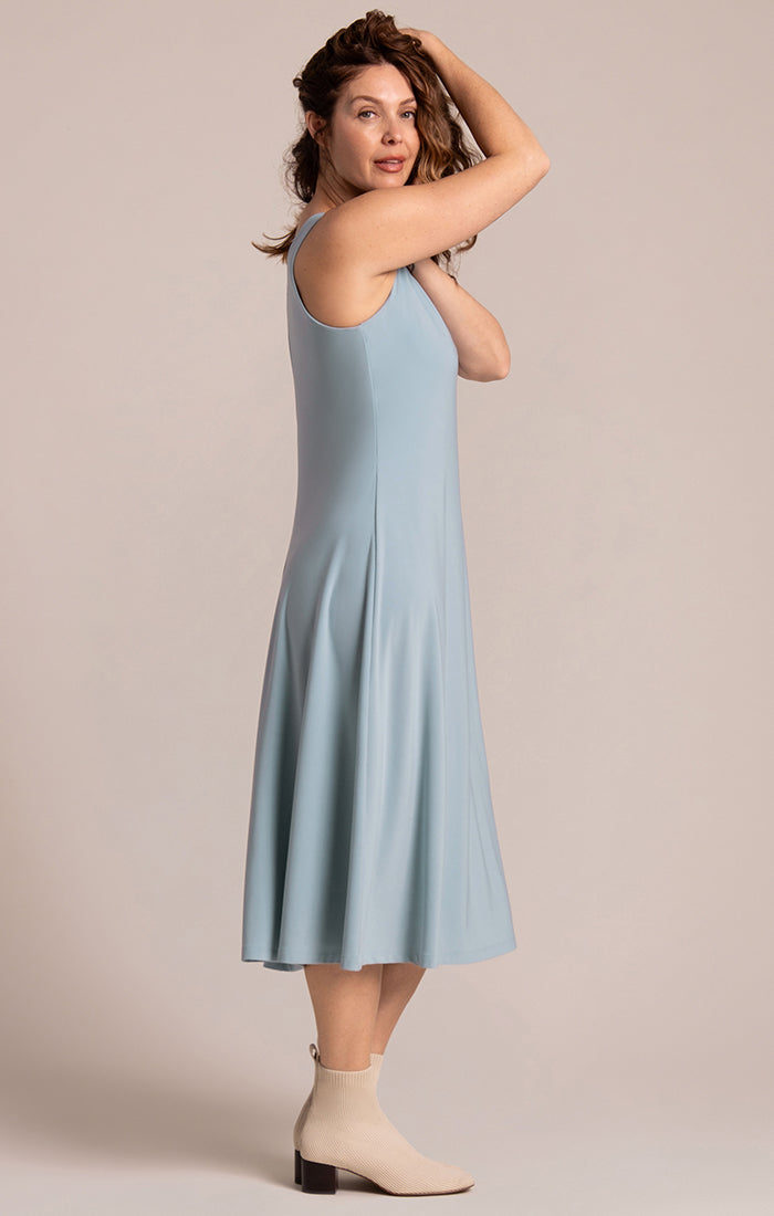 Square Neck Fit and Flare Dress - Suttles & Seawinds