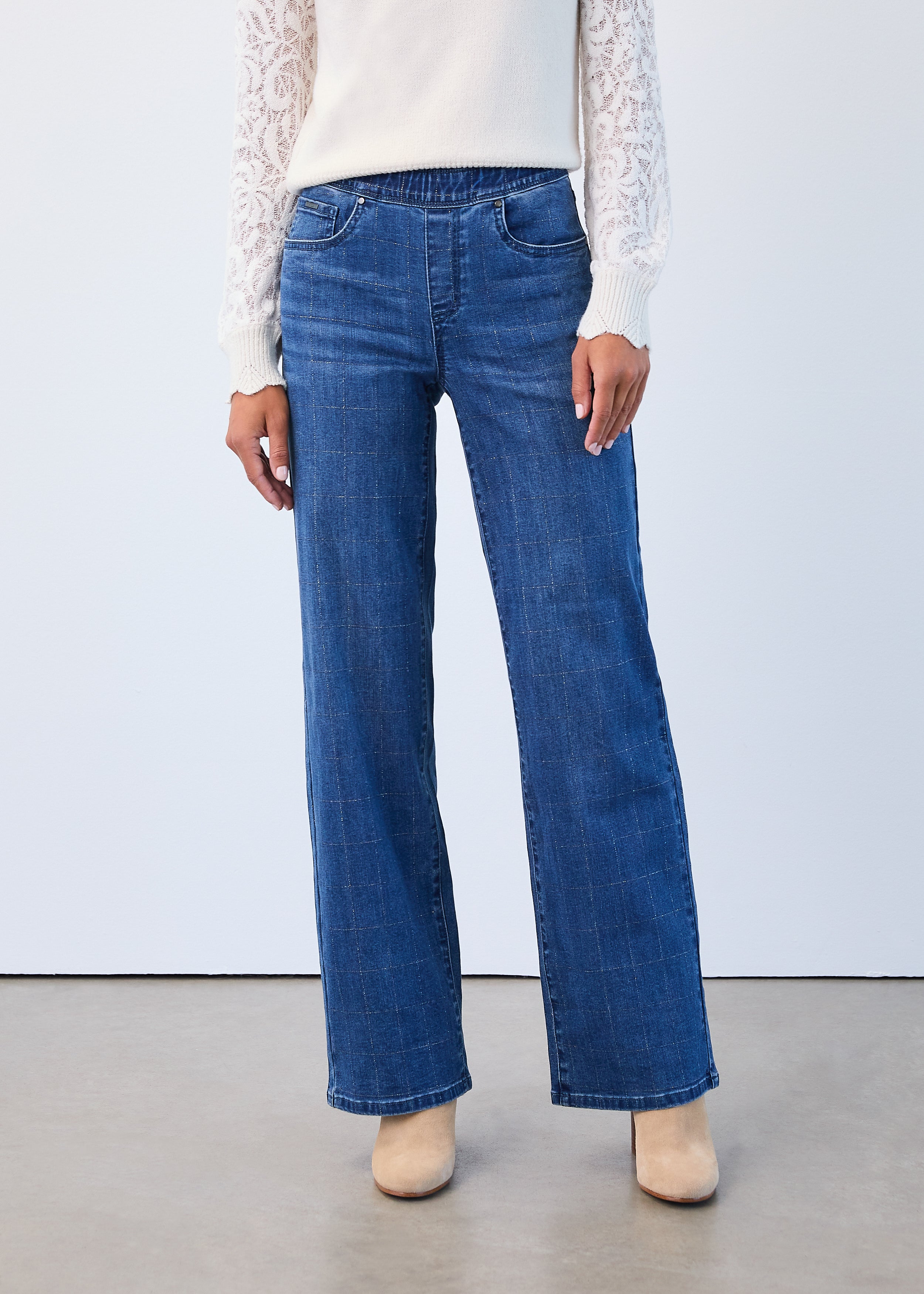 FDJ - PULL-ON WIDE LEG CHECK
