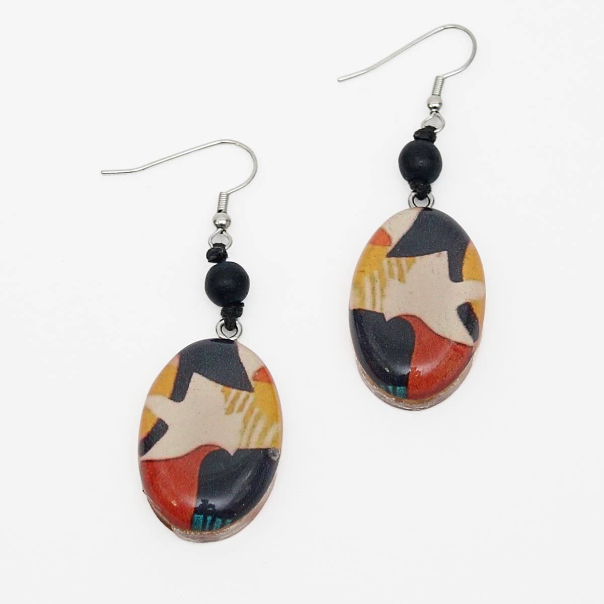 Sylca Designs - Bird Print Earrings