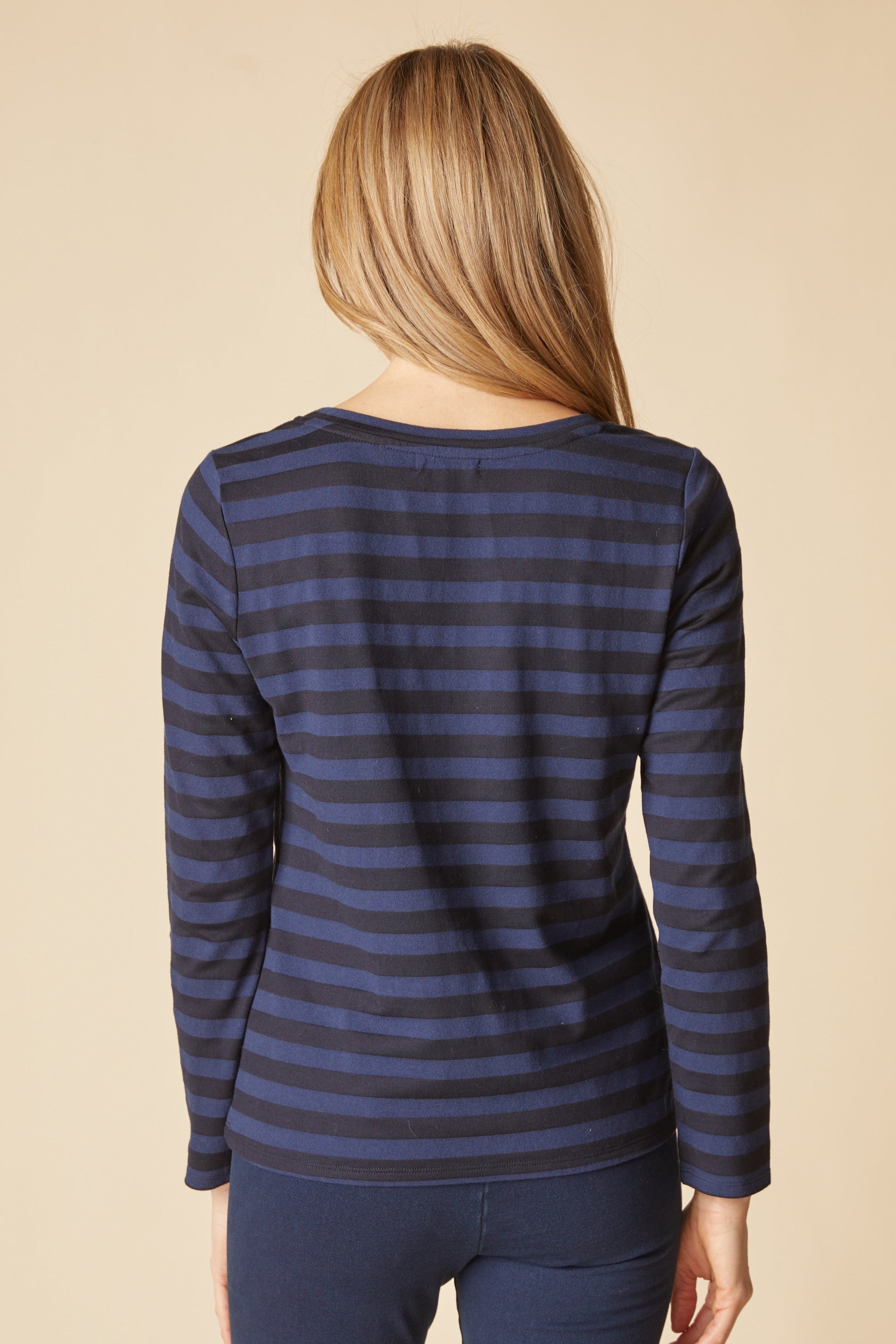 Long Sleeve Tee in Navy