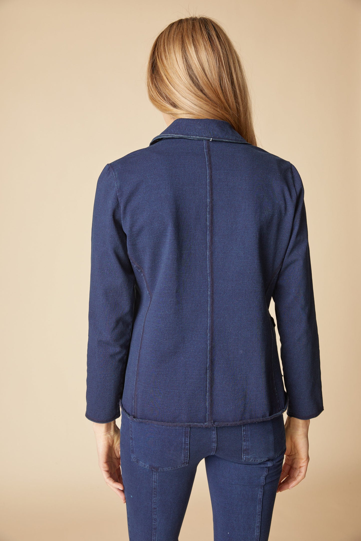 Double Breasted Jacket in Denim