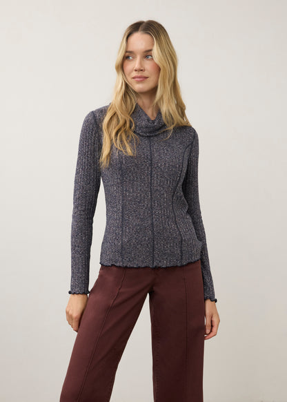 Long Sleeve Cowl Neck Top