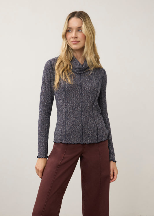 Long Sleeve Cowl Neck Top