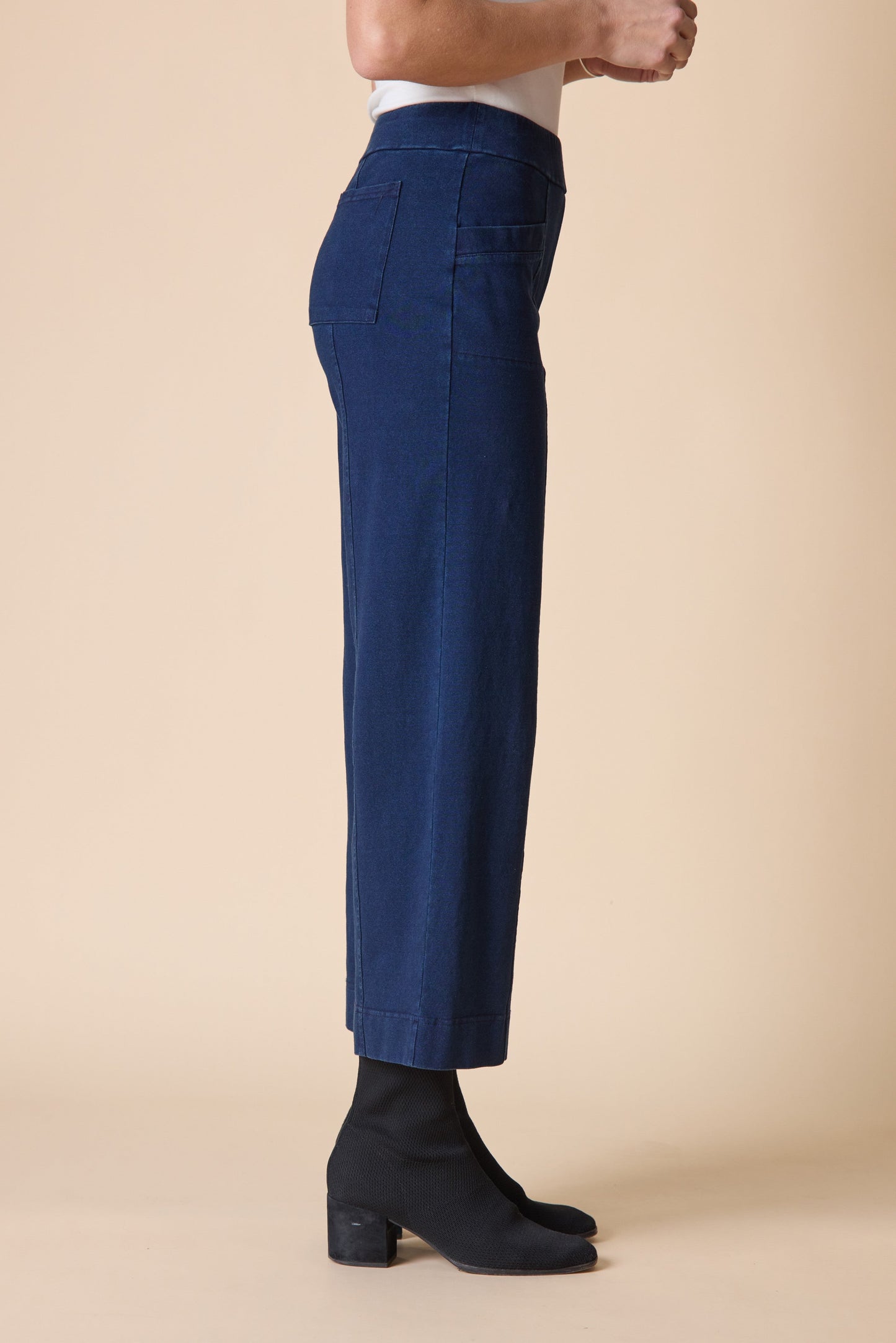 Angle Pocket Flood in Denim