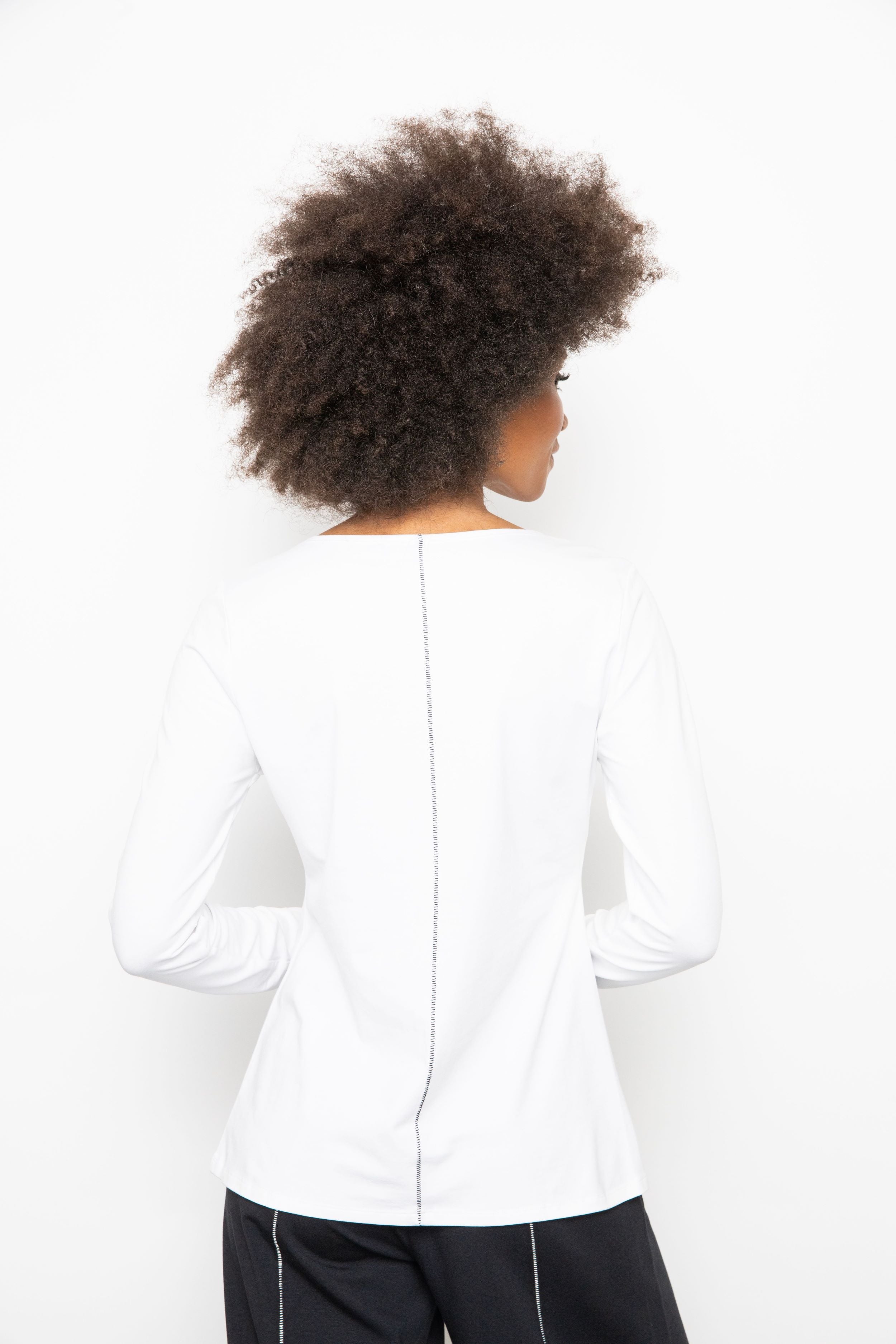 LIV - RUCHED SLEEVE TEE