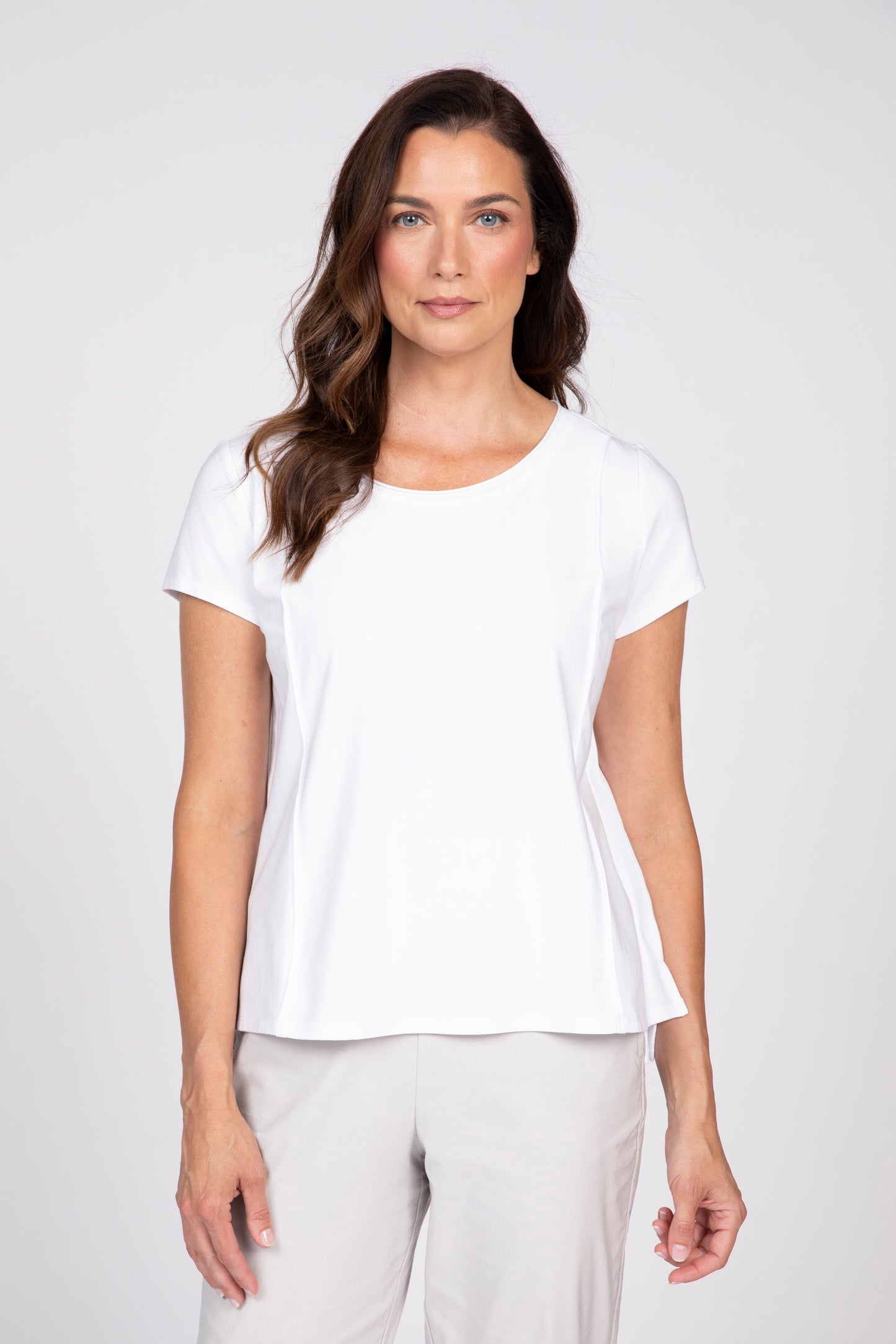 Cap Sleeve Tee Solid