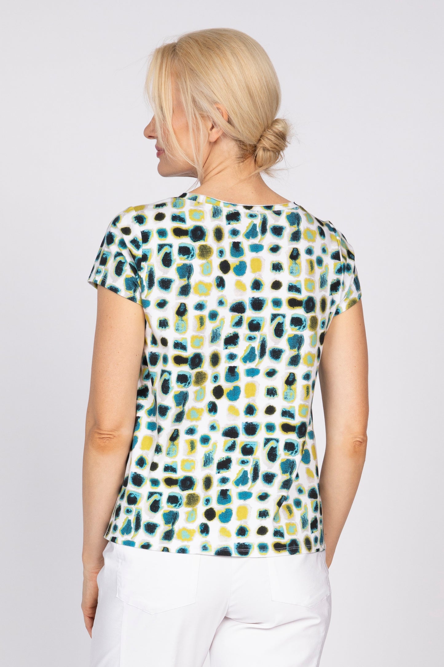 Cap Sleeve Tee Print
