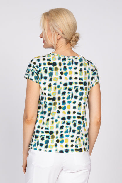 Cap Sleeve Tee Print - Suttles & Seawinds