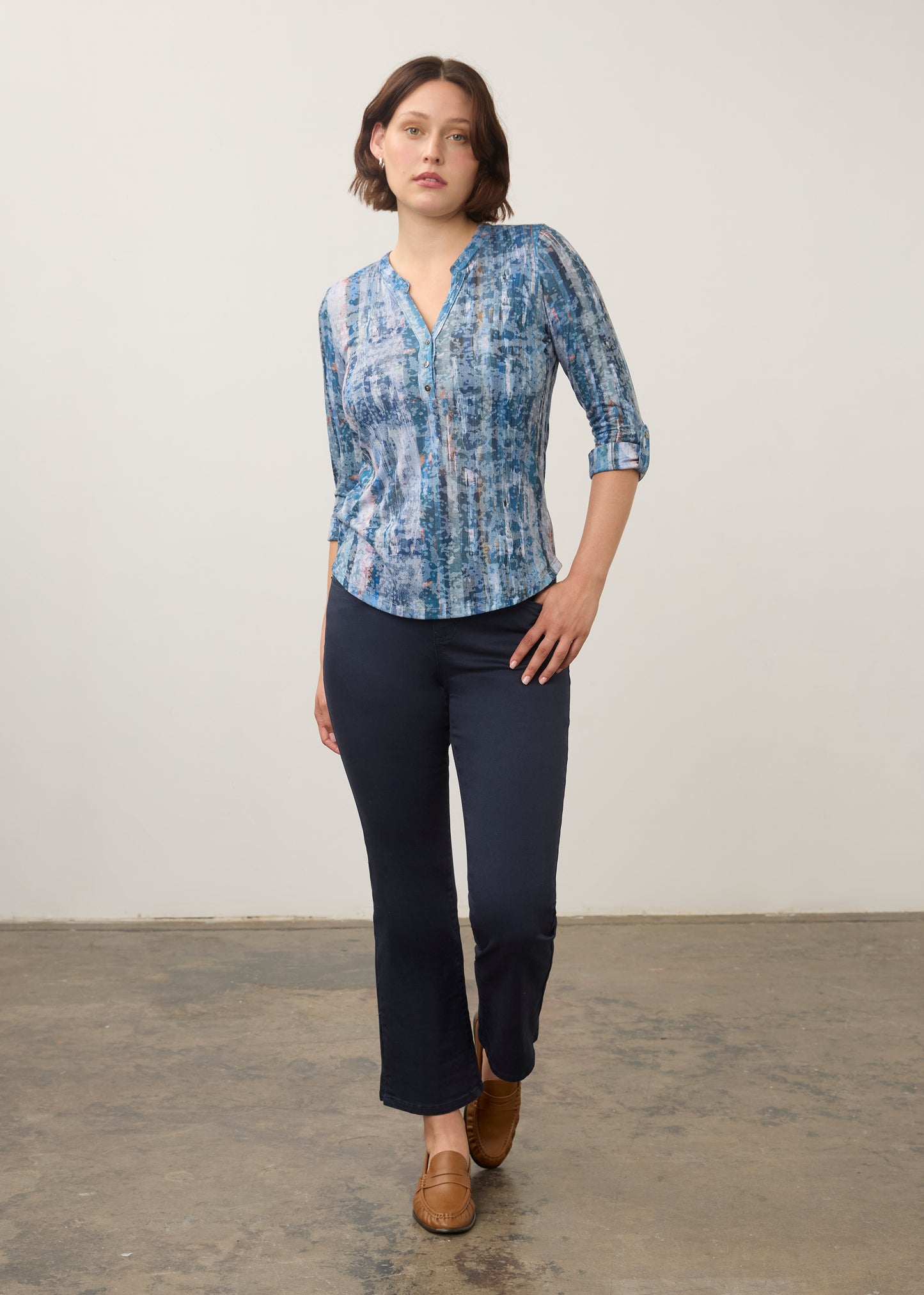 Henley Top Gravity Indigo