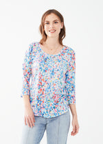 Load image into Gallery viewer, FDJ - 3/4 SLEEVE SCOOPNECK TOP
