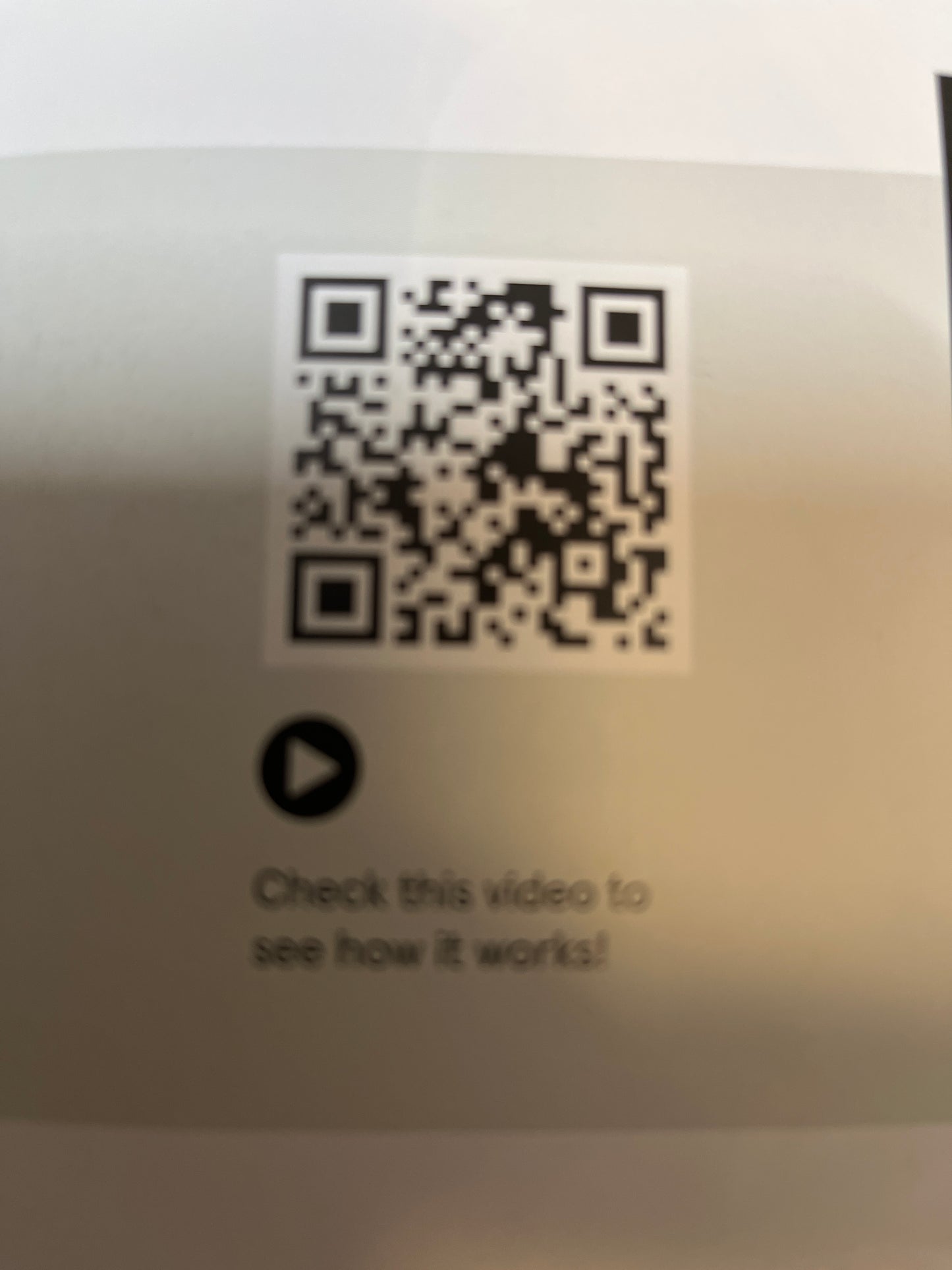 QR code on a white background with text