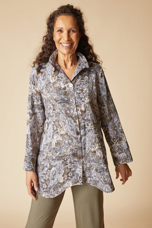 Artist Shirt in Java Print