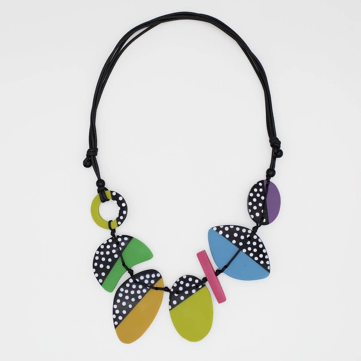 Sylca Designs - Multi-Color Polka Dot Inez Necklace