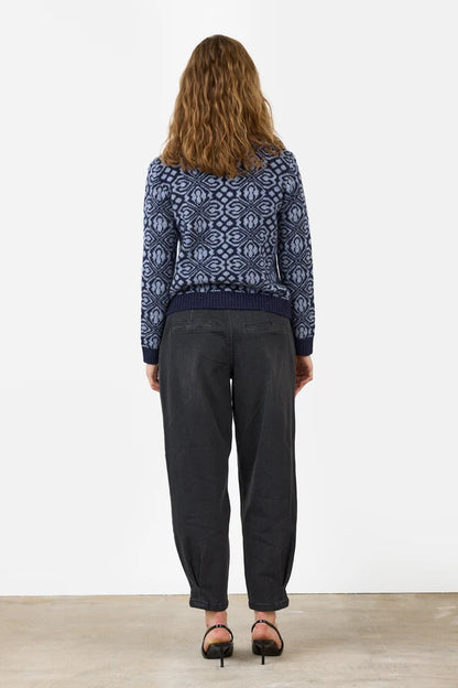 Blue Pattern Sweater