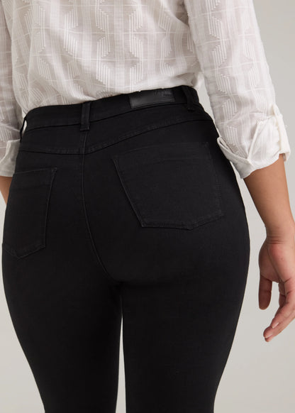 Peggy Petite Bootleg Denim - Black