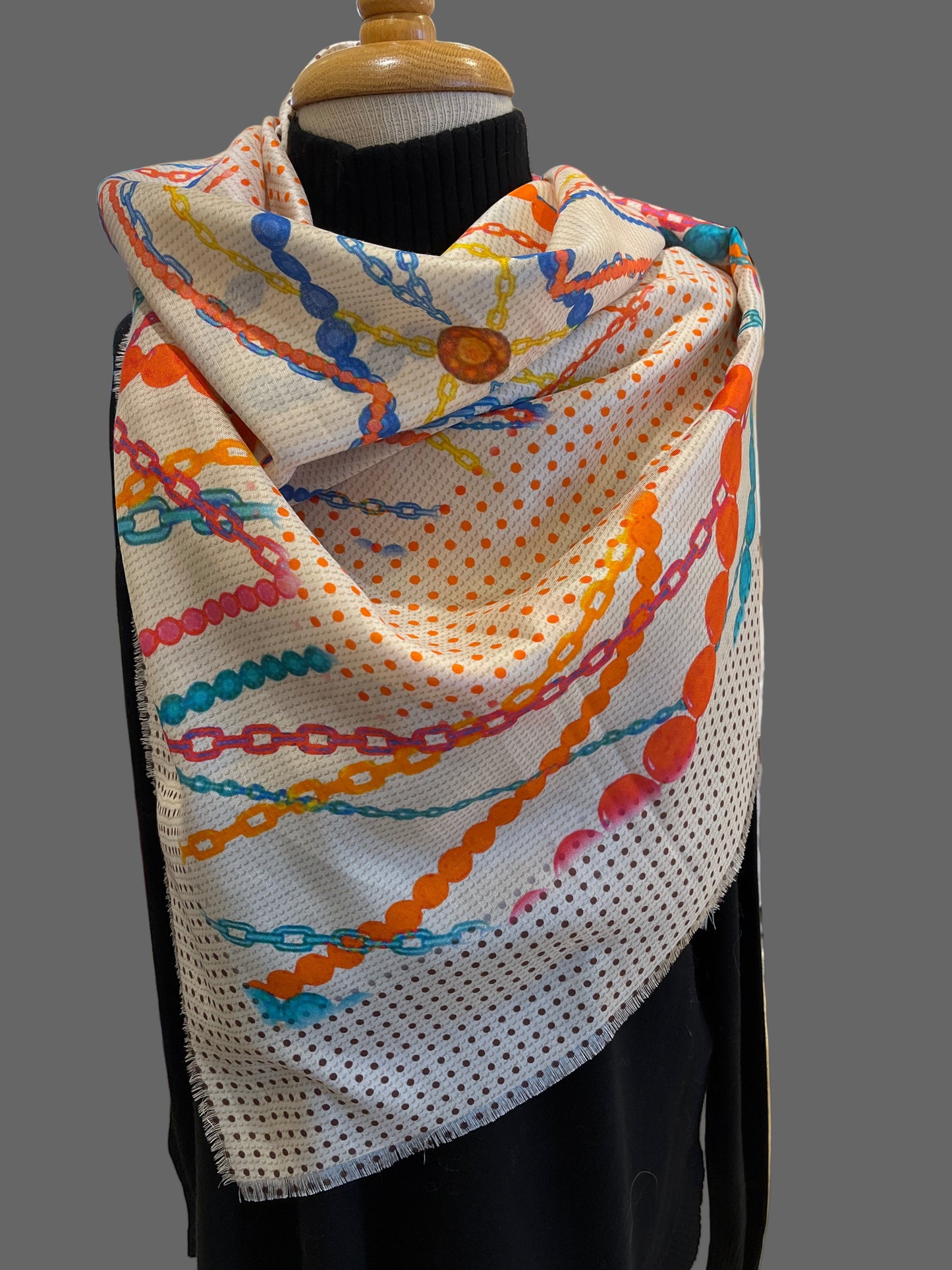 RADIANCE - SILK SQUARE SCARF