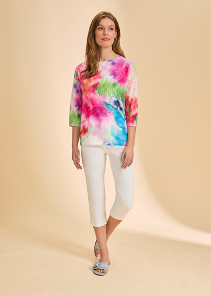Drop Shoulder 3/4 Sleeve Top - Suttles & Seawinds