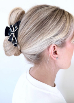 Chloe Acetate Bow Clip - Suttles & Seawinds