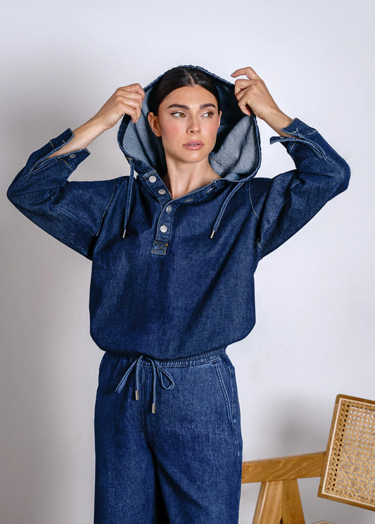 YOGA JEANS - HENLEY TOP