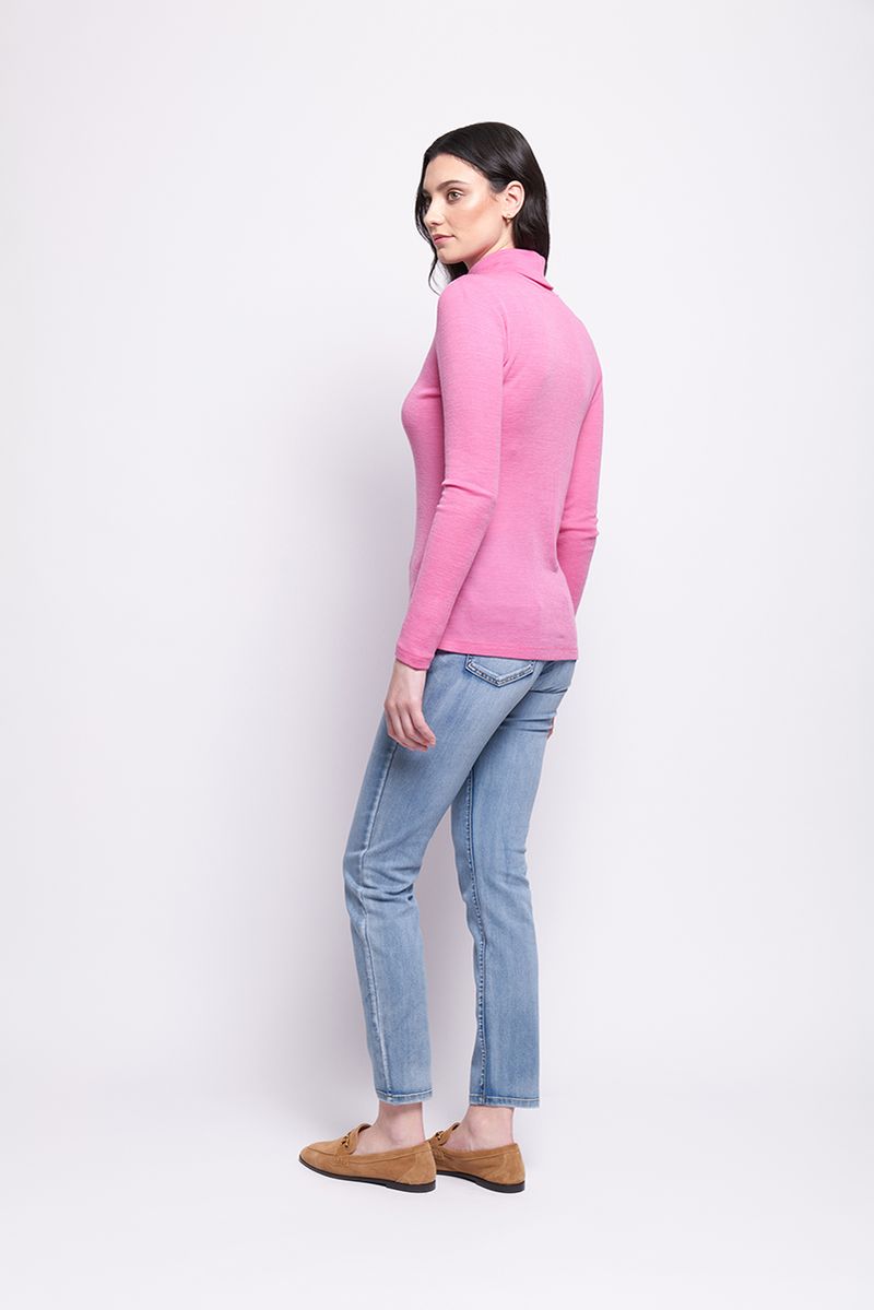 FOIL - MERINO POLO NECK SWEATER