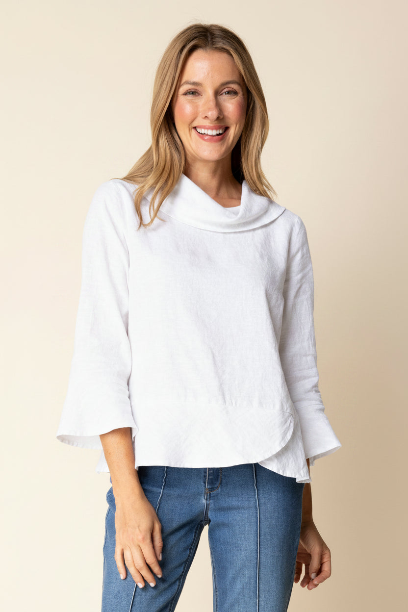 Overlay Flounce Top