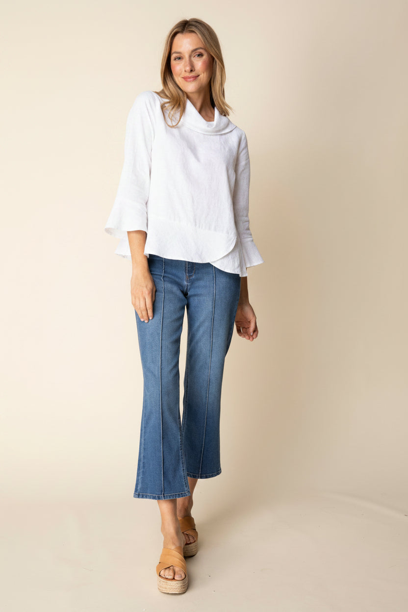 Overlay Flounce Top