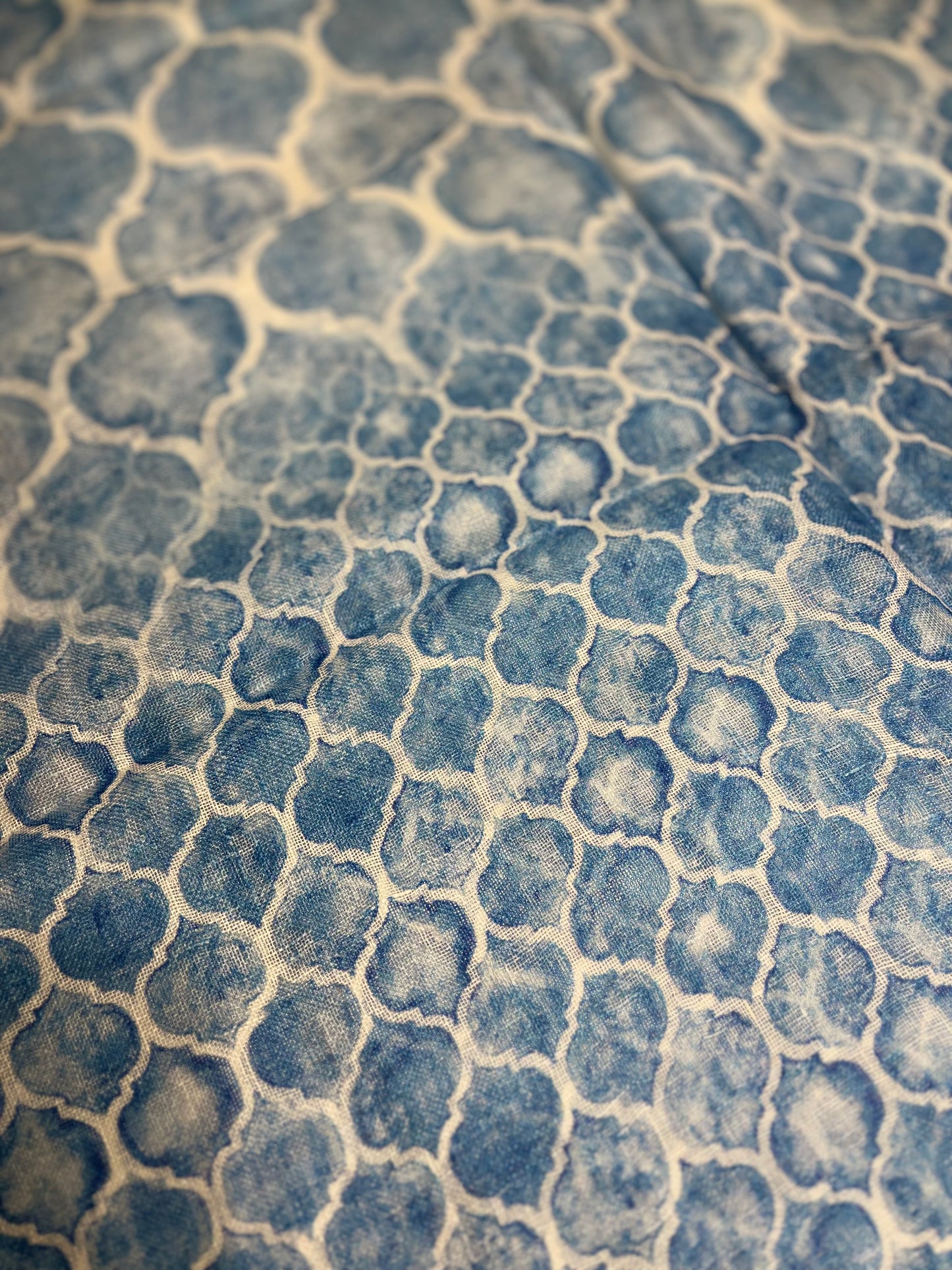 100% Linen  Print Scarf - Suttles & Seawinds