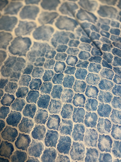 100% Linen  Print Scarf - Suttles & Seawinds