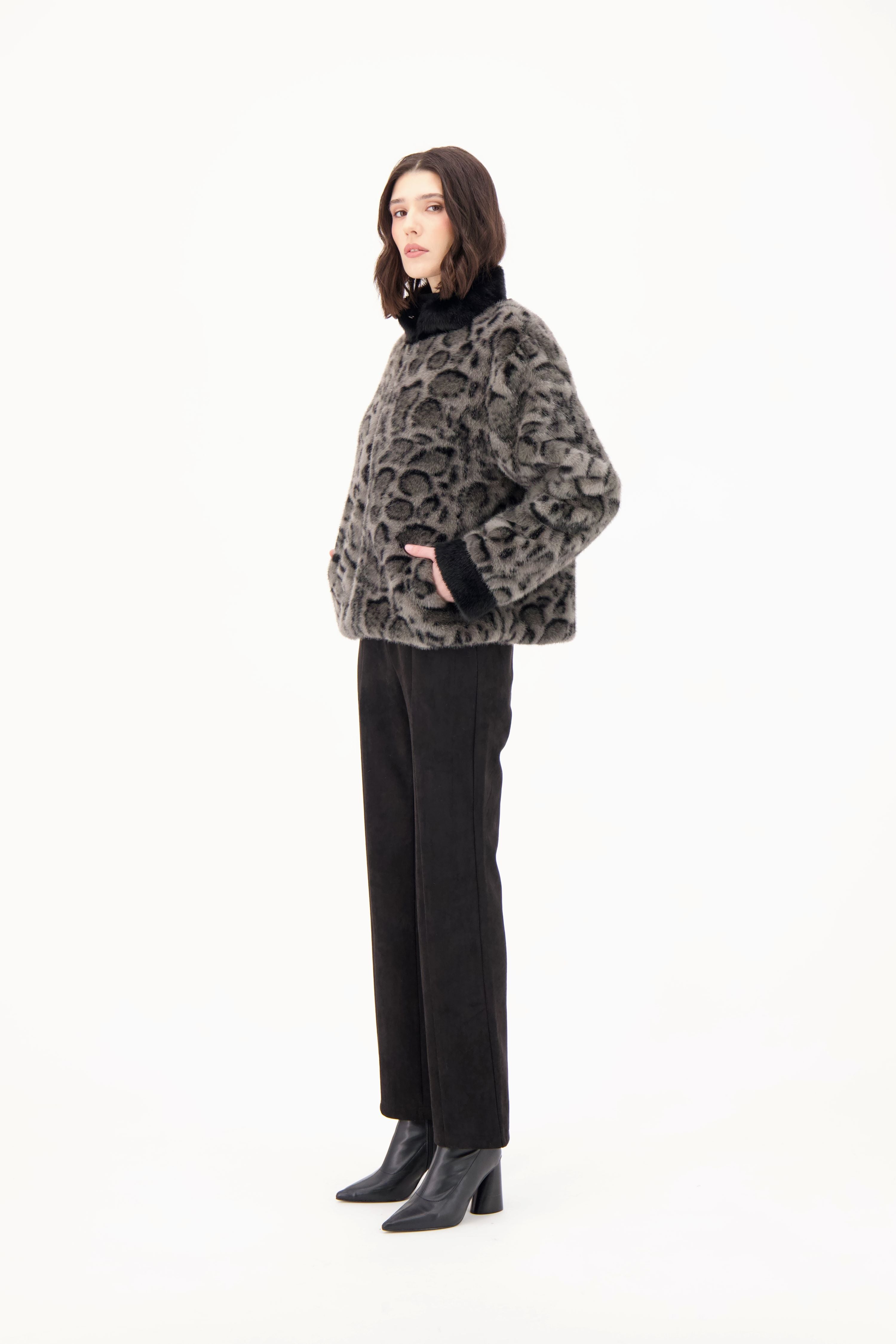 SPANNER - ANIMAL PRINT BOMBER