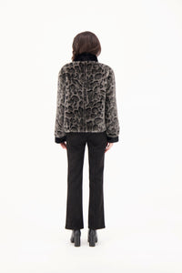 SPANNER - ANIMAL PRINT BOMBER