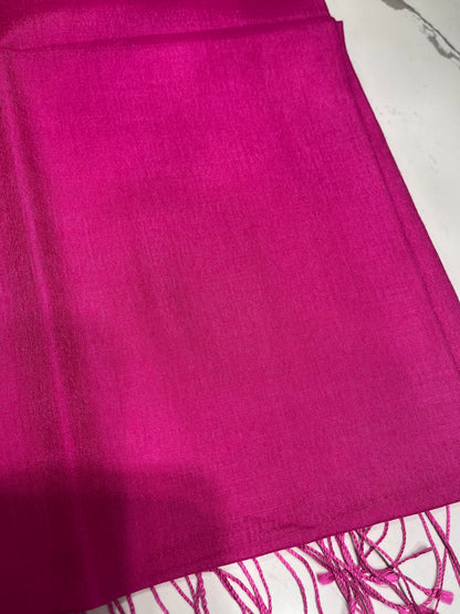 100% Silk Lightweight Solid Colour Scarf - Suttles & Seawinds