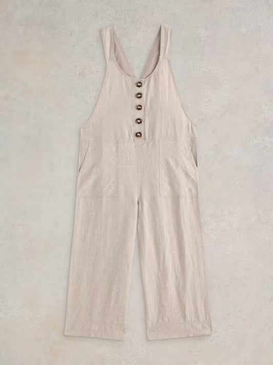 VIOLA LINEN DUNGAREE